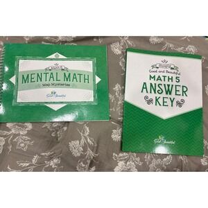 Simply Good And Beautiful Math 5 Set - Mental Math and Answer Key